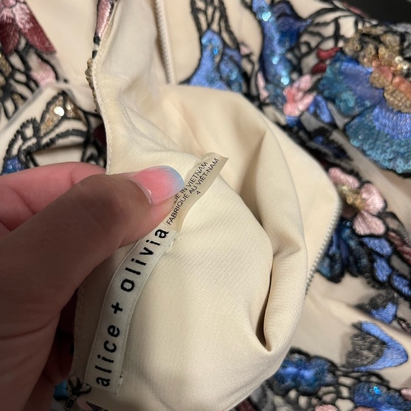 Alice & Olivia Sequenced Skater Dress - Picture 5 of 5